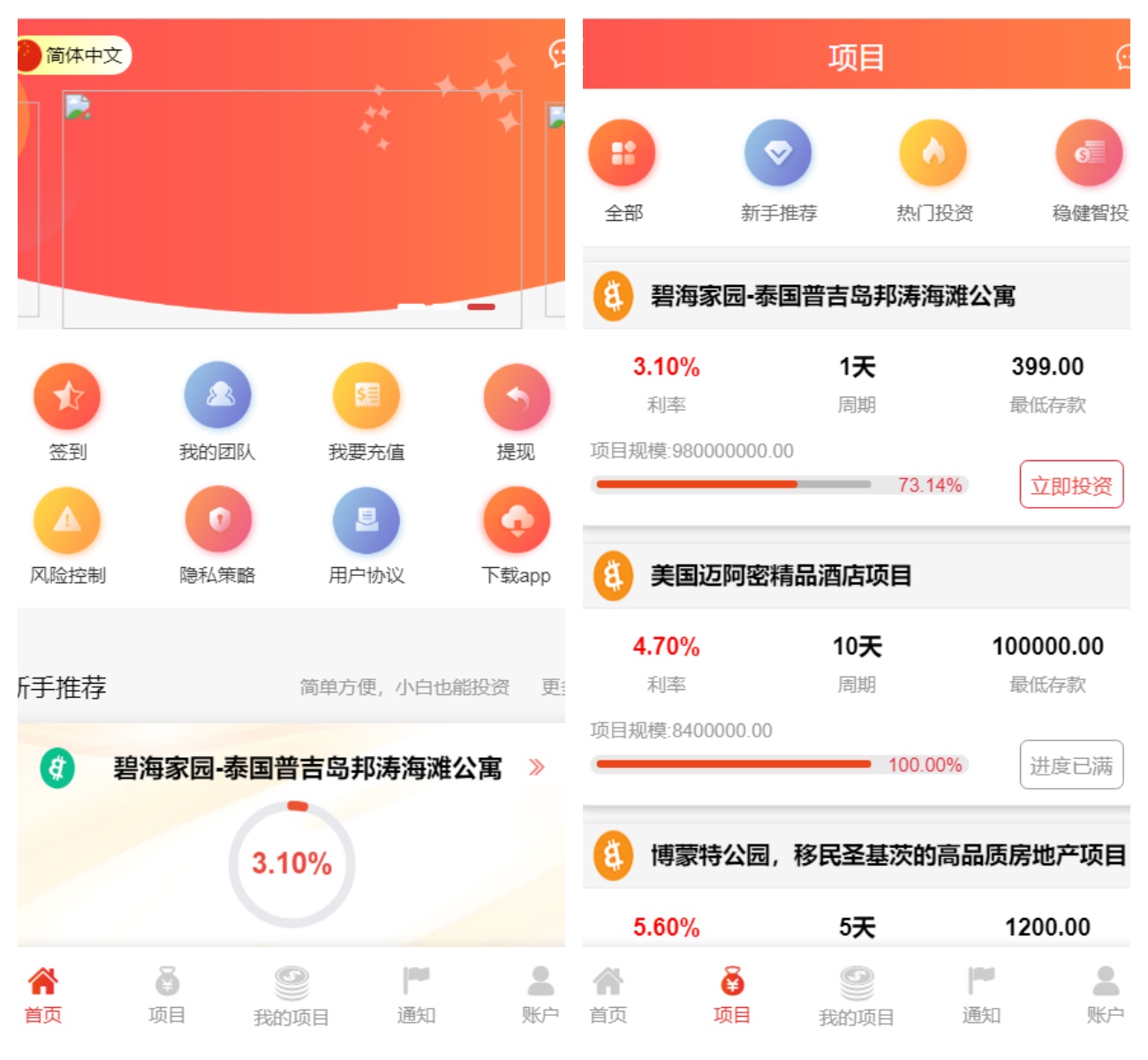【亲测】qc748海外多语言投资理财源码/前端vue开源/带搭建教程